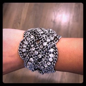 Stella&Dot fashion studded chain link bracelet